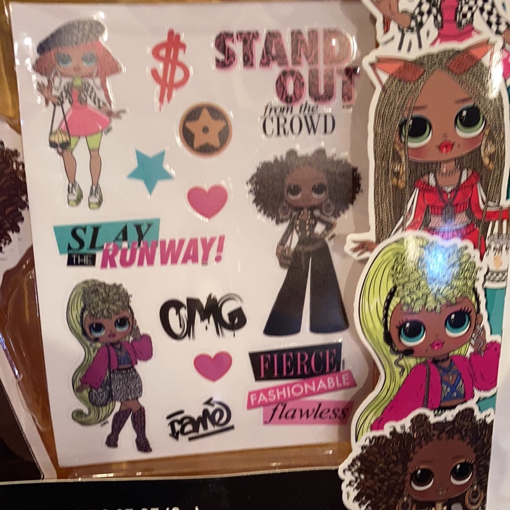 L.O.L. Surprise! Doll Beauty Set New in Box (box wear)   OMG POC Black Brown LOL - Picture 6 of 9
